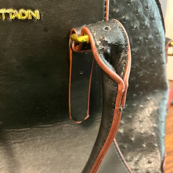 Genuine Leather Black Bag by Adrienne Vittadini - Picture 14 of 14